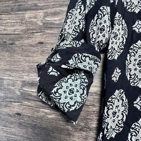 Zara Black and White Patterned Dress - Picture 3 of 7